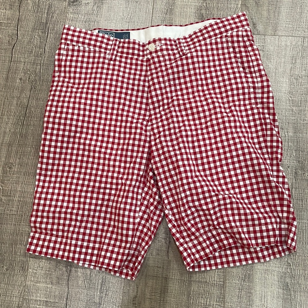 Polo plaid shorts